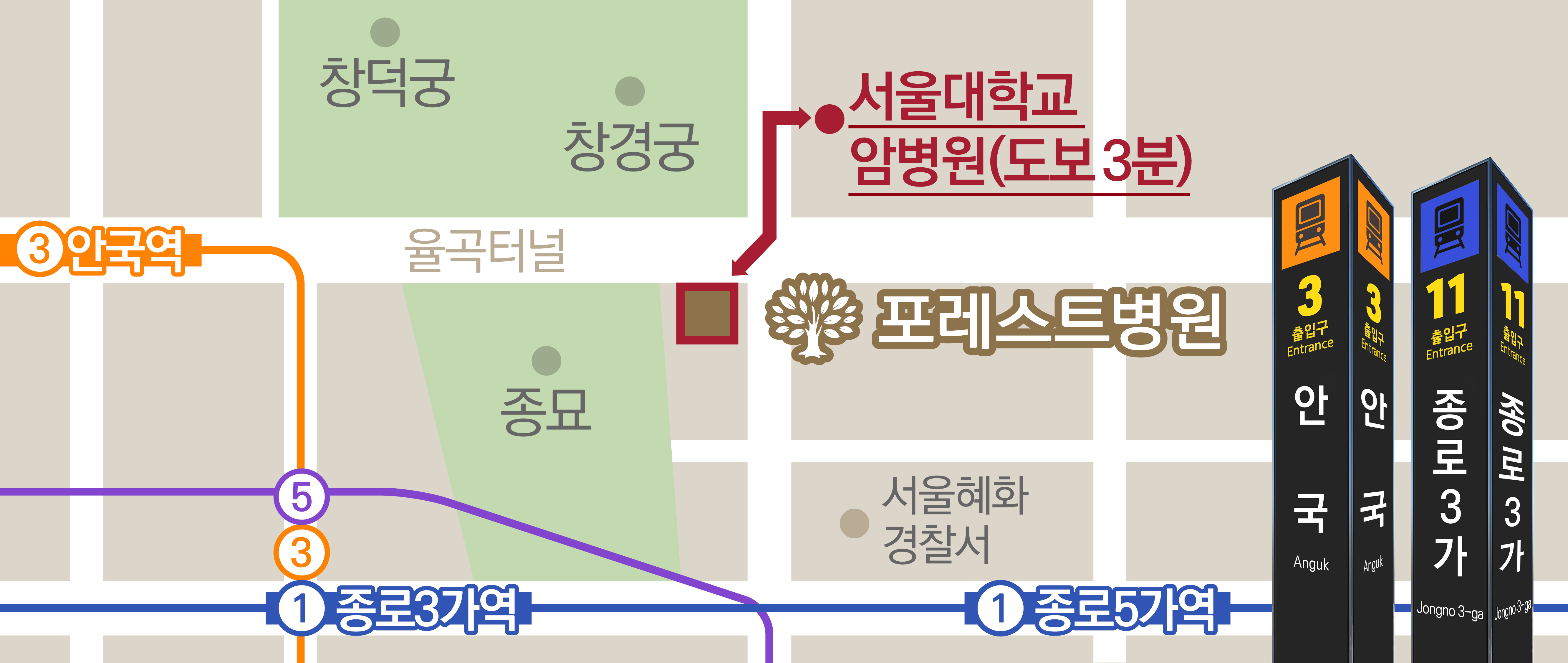 종로점 오시는길